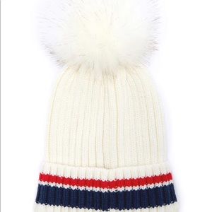 White beanie